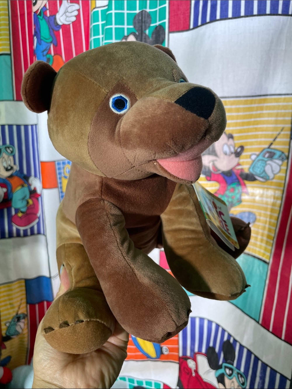 Kohls Cares Eric Carle 9" Brown Bear Blue Eye Plush What Do You See? - Picture 3 of 7